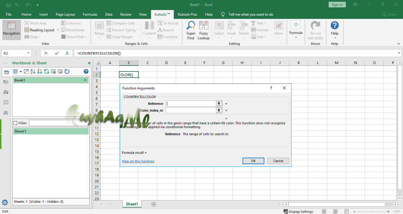 where is kutools in excel
