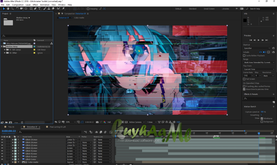GlitchMaker Toolkit + Elements for After Effect 2023