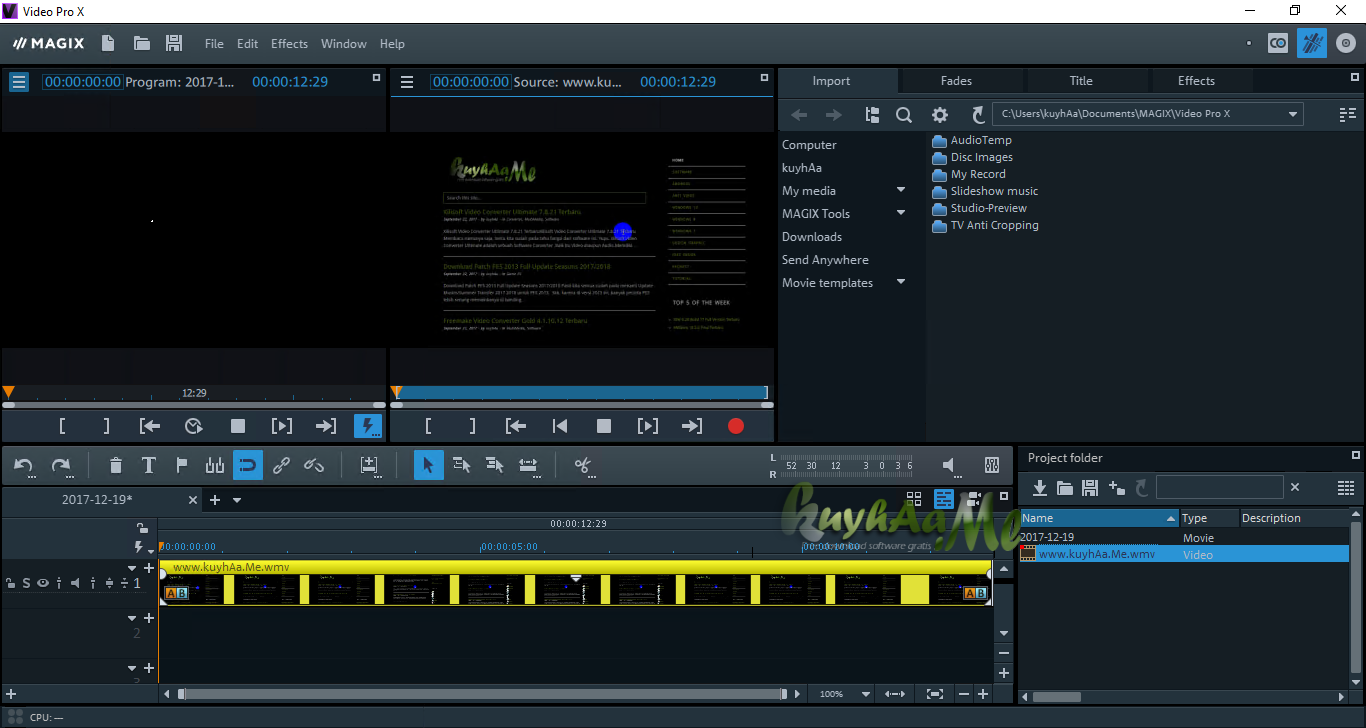 MAGIX Video Pro X14 v20.0.3.180 Terbaru Download 2023