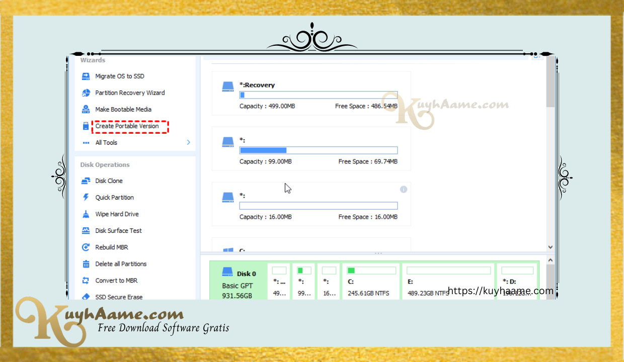 aomei partition Assistant Free Download With Crack 
