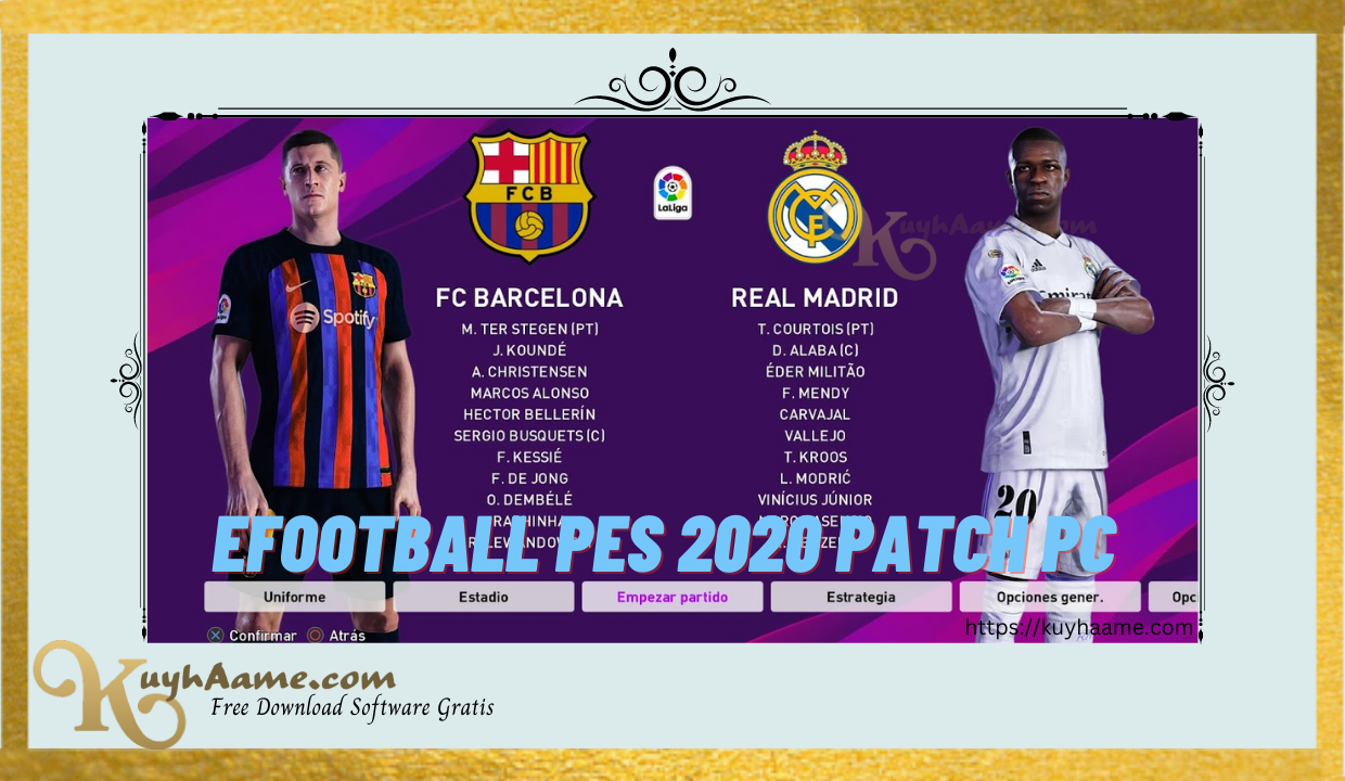 efootball pes 2020 patch pc