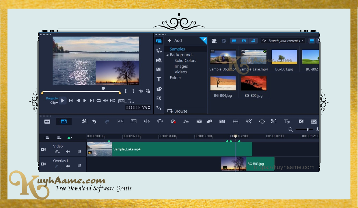 Download Corel Video Studio kuyhaa (32 bit & 64 bit) Full Terbaru