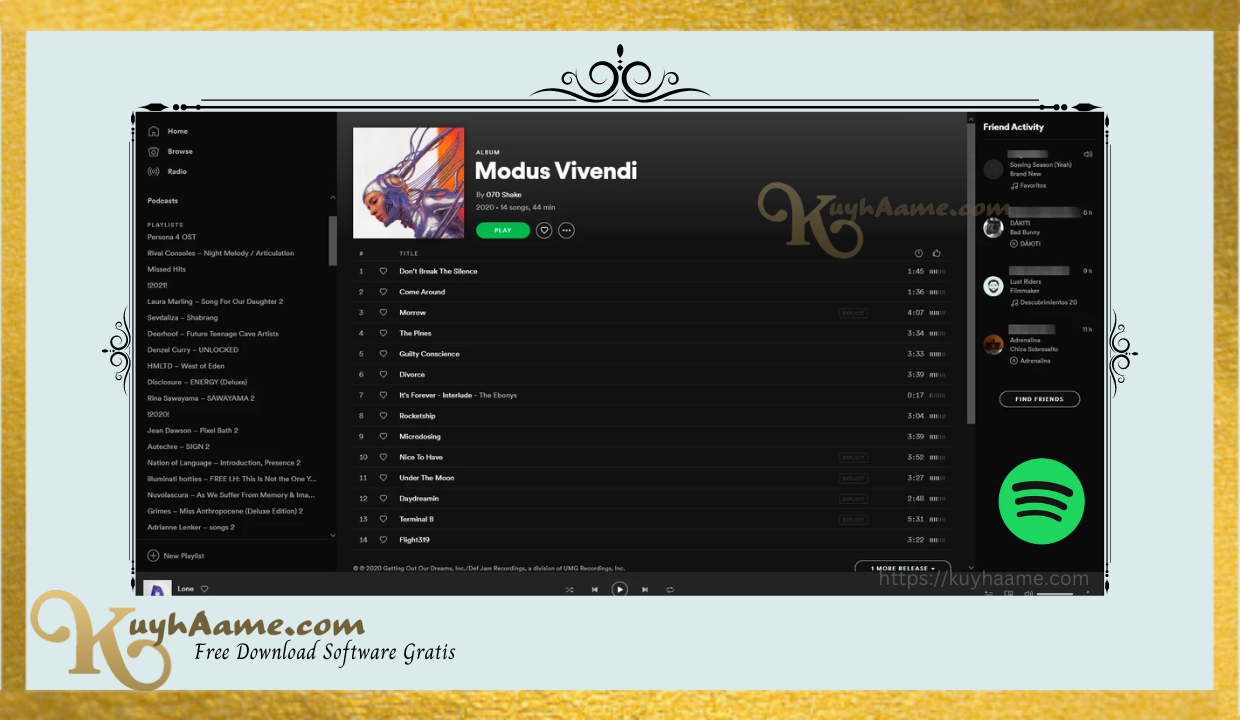 Download Spotify kuyhaa For PC with Premium Full Crack [Terbaru Version]