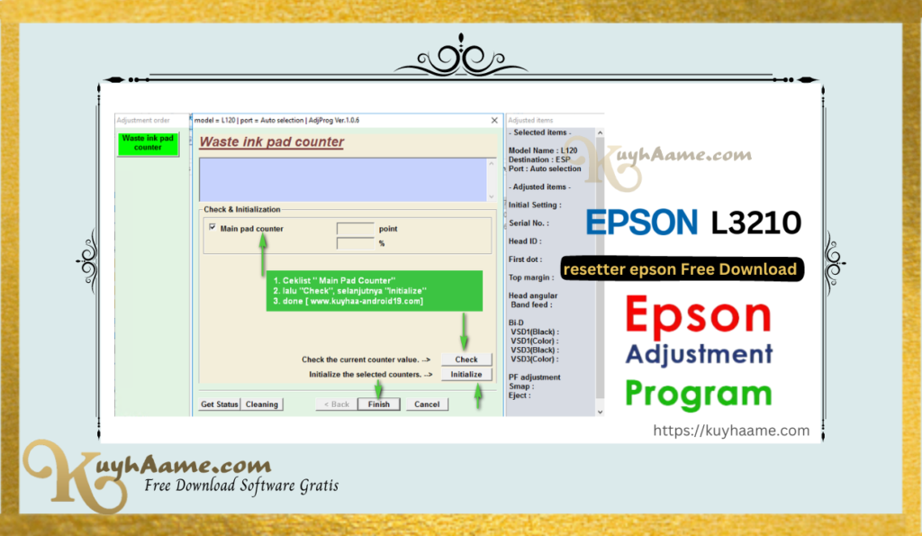 download resetter epson l3210 gratis tanpa password