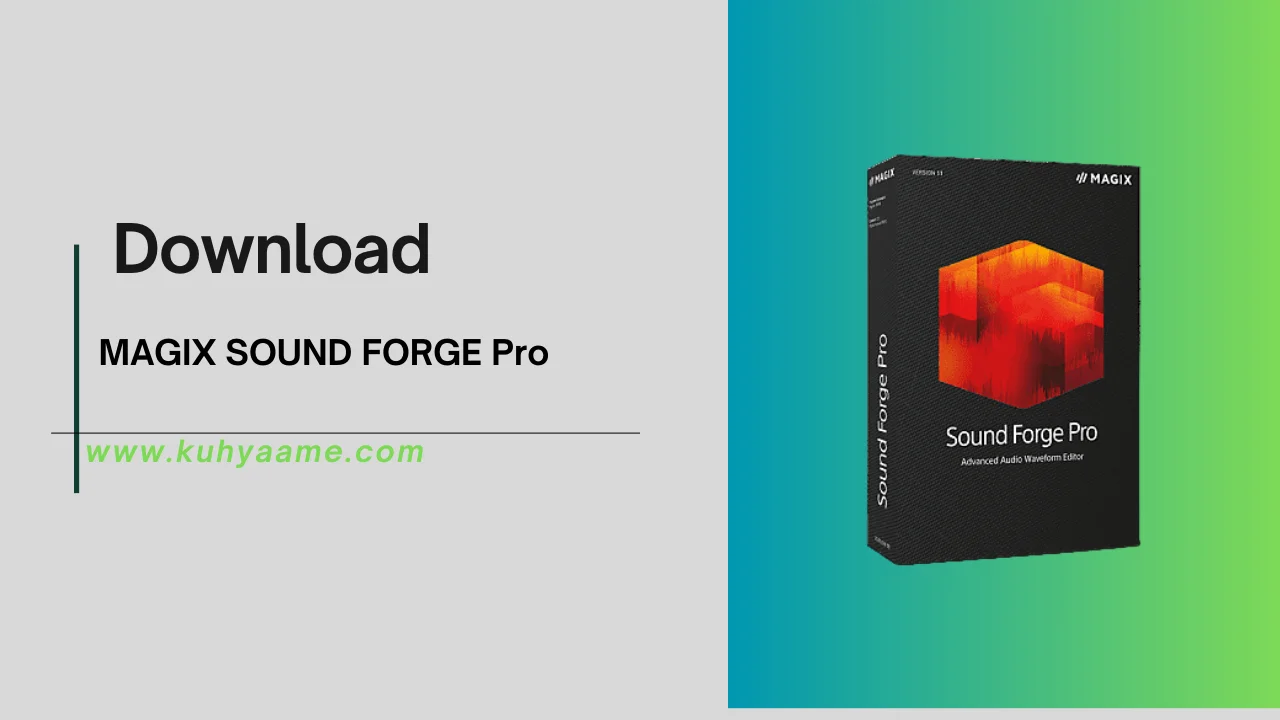 MAGIX SOUND FORGE Pro Download 2024