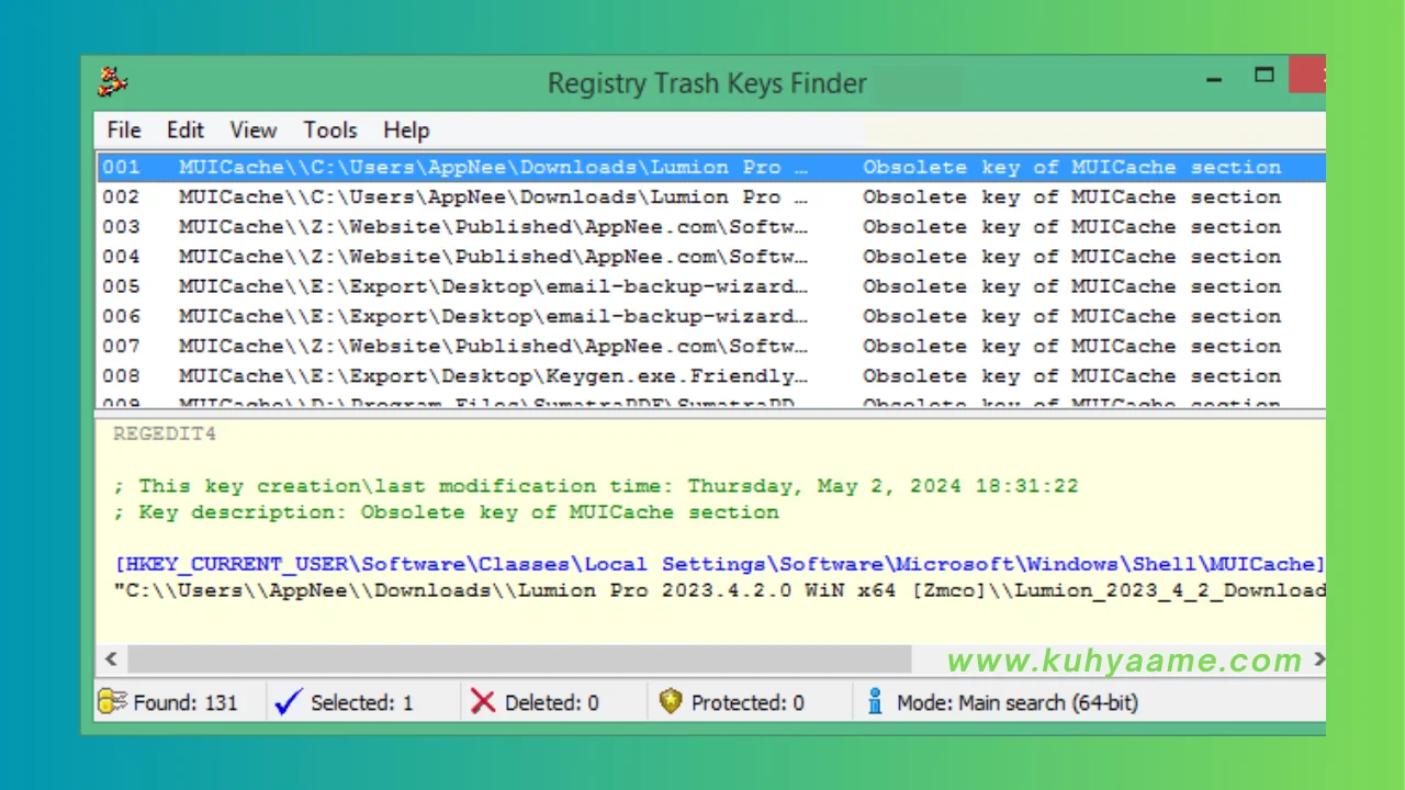 Registry Trash Keys Finder Latest Download 2024