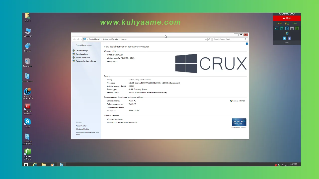 _ Windows 7 Crux Edition Latest Download 2024