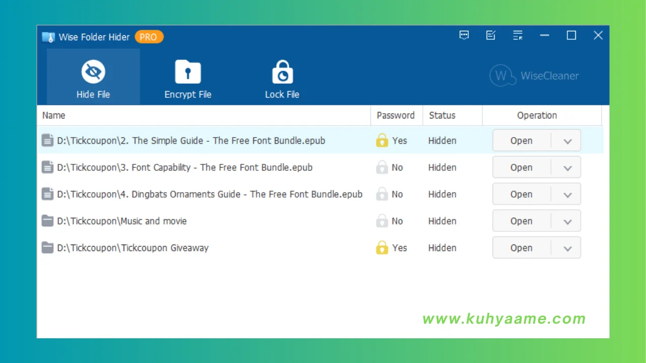 Wise Folder Hider Pro Latest Download 2024