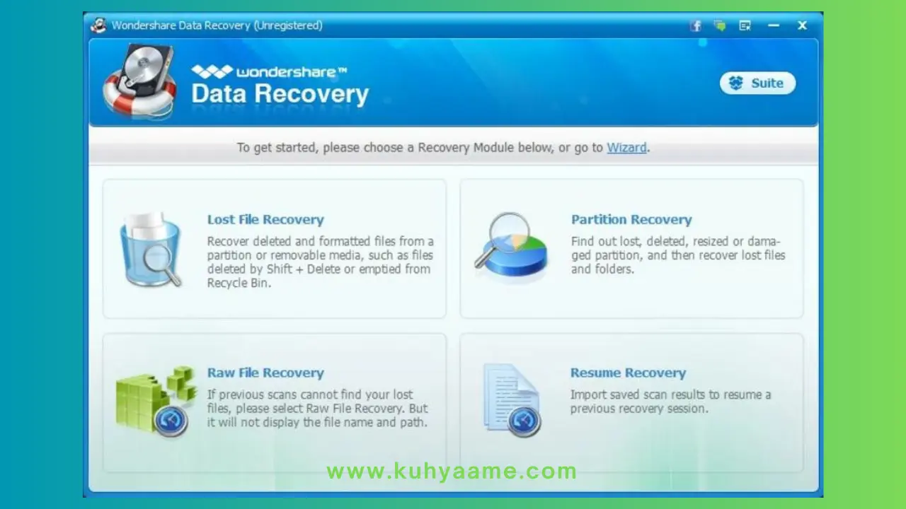 Wondershare Data Recovery Kuyhaa latest Download 2024