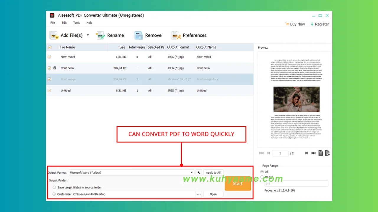 Aiseesoft PDF Converter Ultimate 