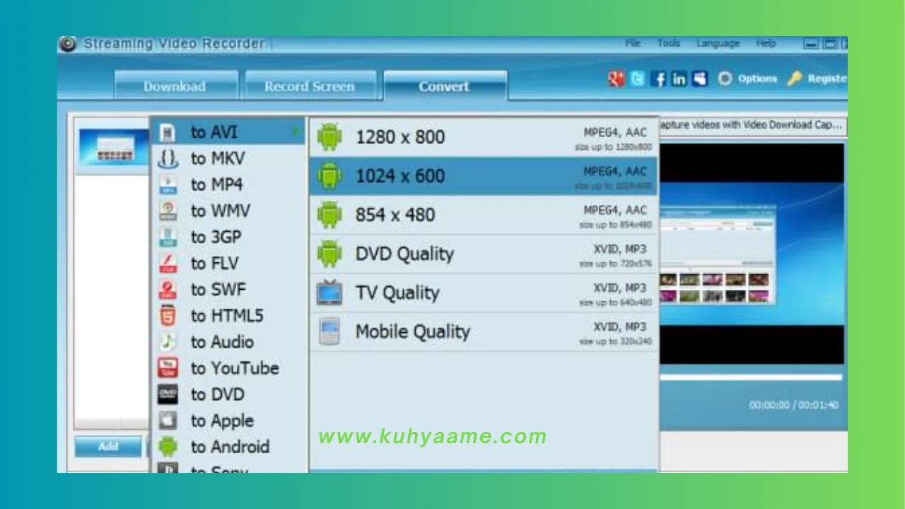 Apowersoft Streaming Video Recorder Latest Download 2024