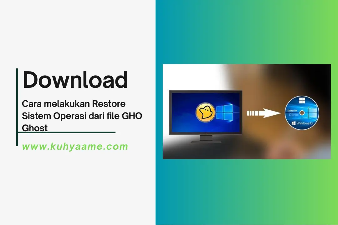 Cara melakukan Restore Sistem Operasi dari file GHO Ghost