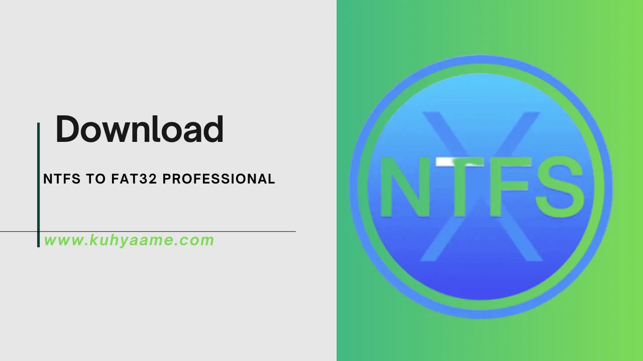 NTFS TO FAT32 PROFESSIONAL Download 2024