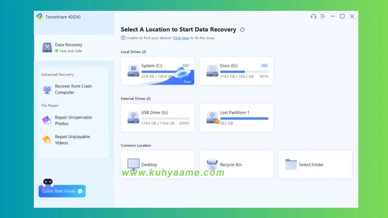 Tenorshare Any Data Recovery Pro