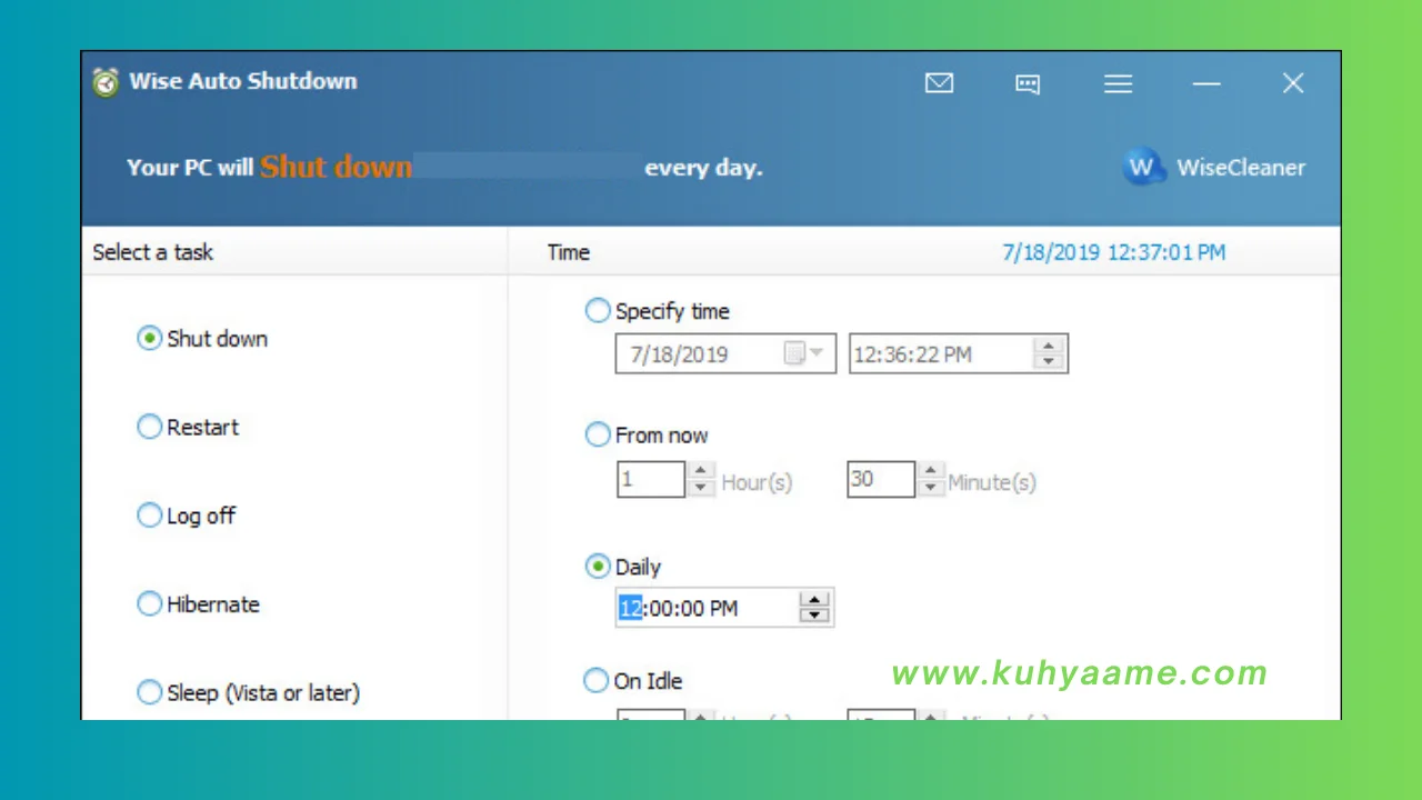 Wise Auto Shutdown Latast Download 