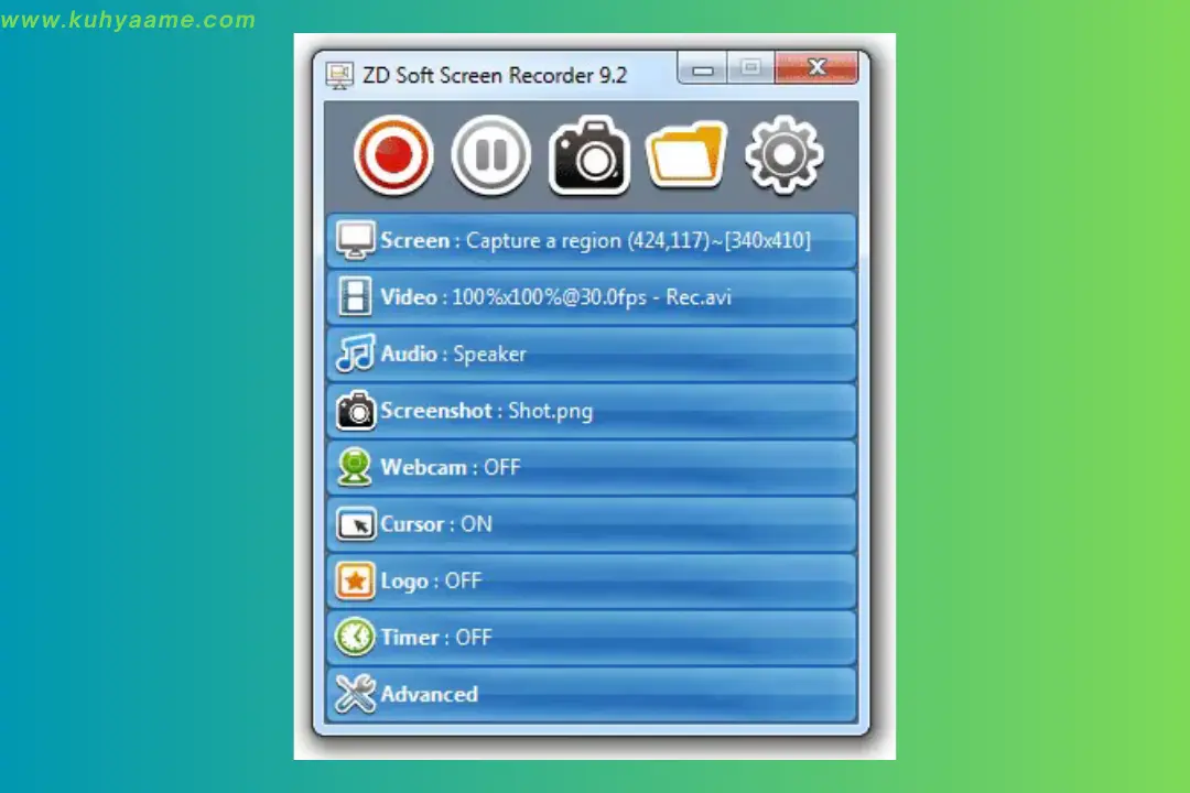 ZD Soft Screen Recorder