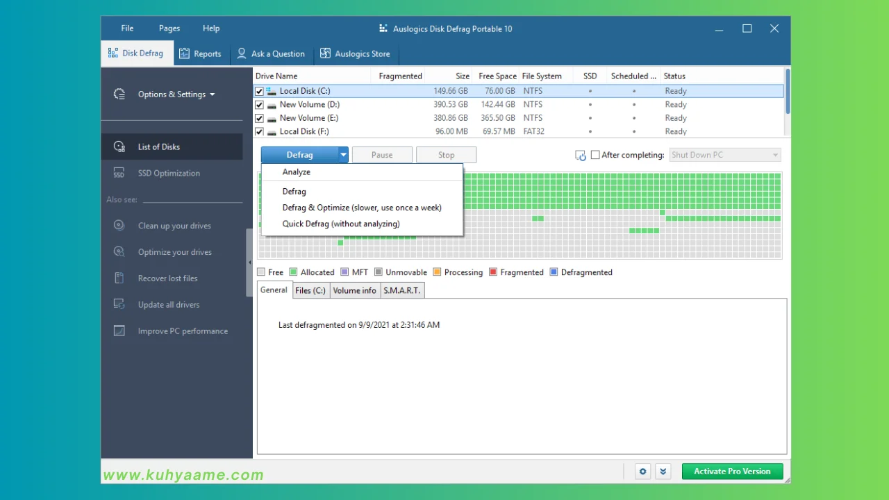 Auslogics Disk Defrag Ultimate